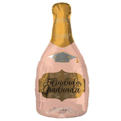 Botella felicidades graduada