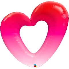 Corazón Rosa Ombre