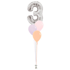 Número con 3 Látex