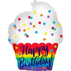 HBD Satin Cupcake