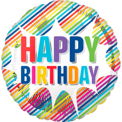HBD Striped Burst