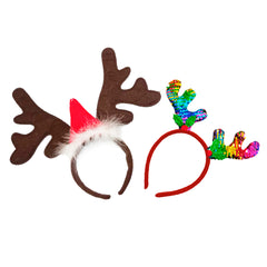 Diademas Navideñas Cuernos Renos