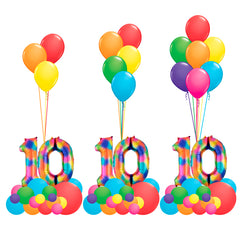 Látex c/2 Números Rainbow abajo