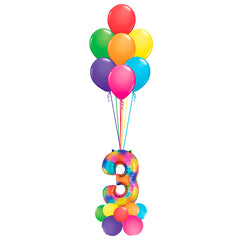 Látex c/1 Número Rainbow abajo