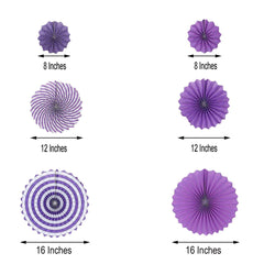 Juego de Abanicos de Papel