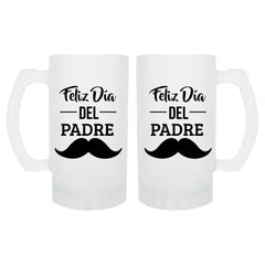 Tarro feliz día con bigote