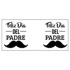 Tarro feliz día con bigote
