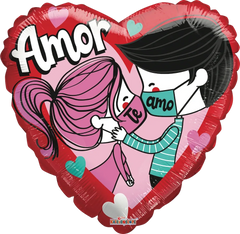 Te amo cubrebocas