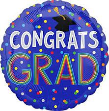 Congrats grad letras de colores