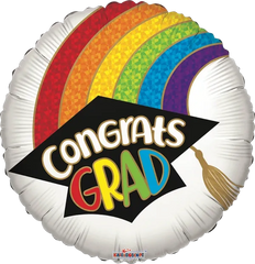 Congrats GRAD arcoiris colores