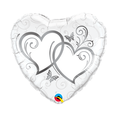 Corazones Entrelazados - Plata
