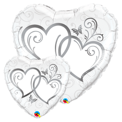 Corazones Entrelazados - Plata