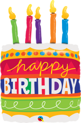 Pastel de Cumpleaños y Velas