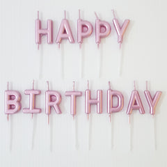 Letras Happy Birthday