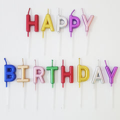 Letras Happy Birthday