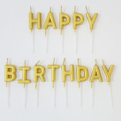 Letras Happy Birthday
