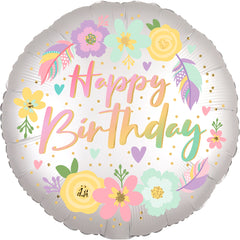 Birthday Satin Flowers