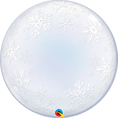 Deco Bubble - Copos de Nieve Helados