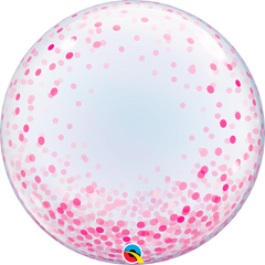 Deco Bubble - Puntos de Confeti Rosa