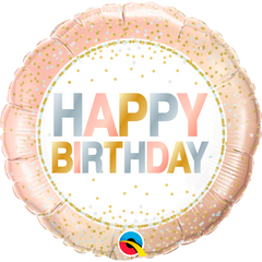 Cumpleaños Puntos Metálicos