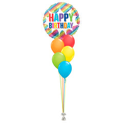 HBD Striped Burst