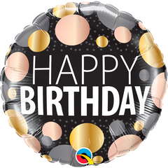 Cumpleaños Puntos Metálicos