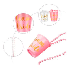 Vasos Shots Collar Bride To Be (12 Pzas)