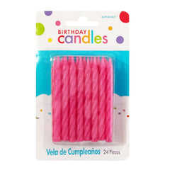 Velas Brillantina (varios colores)