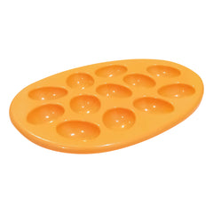 Plato Naranja para huevos