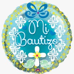 Mi Bautizo Corazones Azules