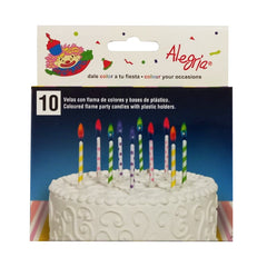 Velas Flamas de Colores